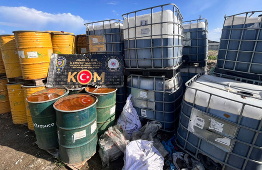 Adana'da 22 bin 60 litre kaçak akaryakıt ele geçirildi!