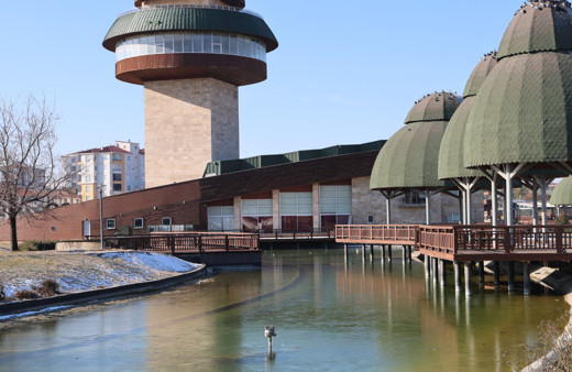 Elazığ buz kesti, süs havuzları dondu