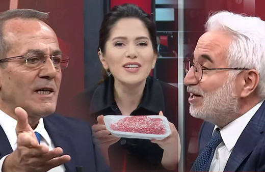 Kıymanın kilosu 600 TL iddiası sonrası canlı yayına 380 TL'ye kıyma ile geldi
