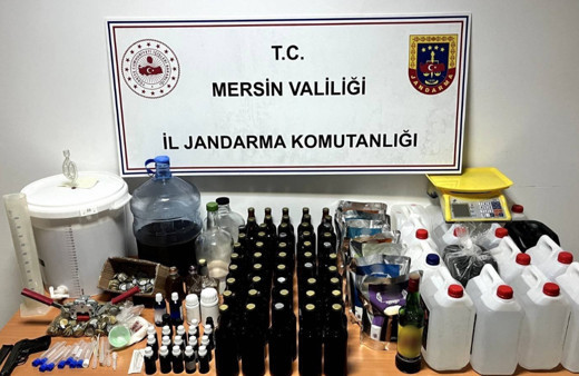 Sahte içki üretip satan şüpheli yakalandı