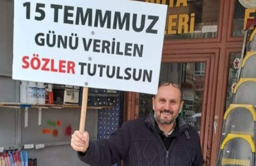 15 Temmuz gazilerinden 'aylık' eylemi