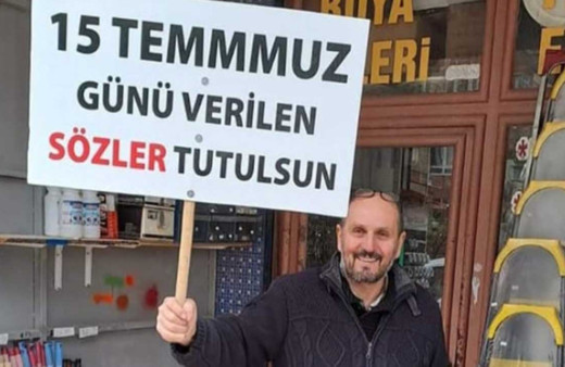 15 Temmuz gazilerinden 'aylık' eylemi