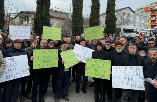 İmar sorunları çözülmeyince, mahalleli eylem yaptı!