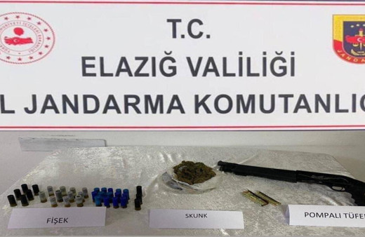 Elazığ’da ruhsatsız silahlar ele geçirildi
