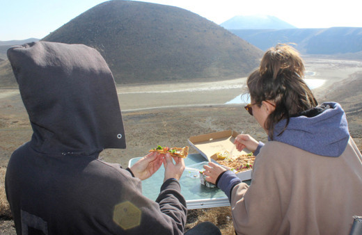 Meke Gölü kış mevsiminde de yabancı turistlerin uğrak yeri oluyor