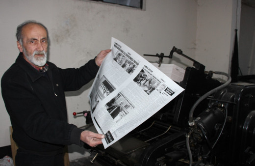 55 yıldır matbaacılık yapıyor, bir çırak bulduğu gün mesleği bırakacak