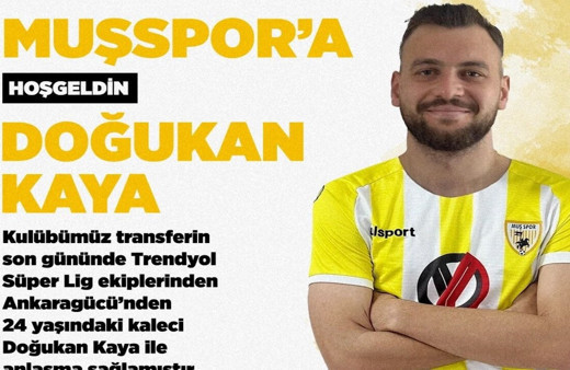 1984 Muşspor, Süper Lig'den kaleci Doğukan Kaya ile anlaştı
