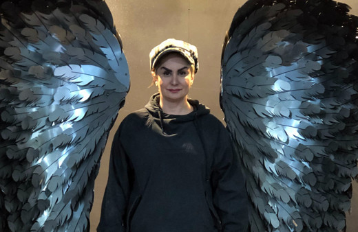 İranlı Meryem Kazemi göz alıcı sanat eserleriyle mest etti