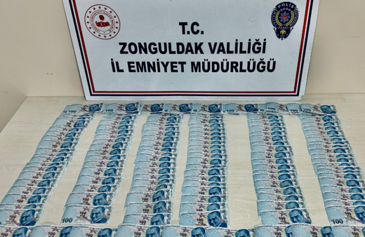 Zonguldak'ta sahte para ele geçirildi