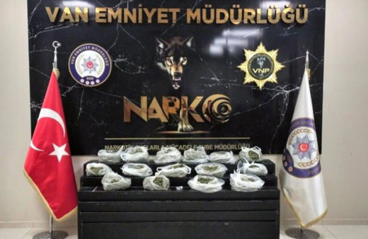 Van’da 22 kilo 211 gram uyuşturucu ele geçirildi!