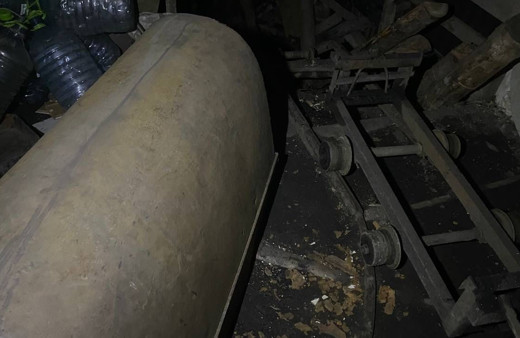 Ruhsatsız işletilen maden ocağı imha edildi