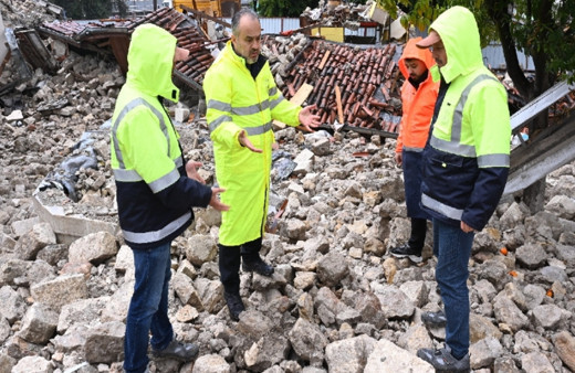 Antakya Ulu Cami’de enkaz kaldırıldı
