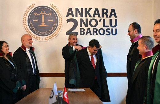 Ankara Valisi Vasip Şahin, avukatlık ruhsatnamesini aldı