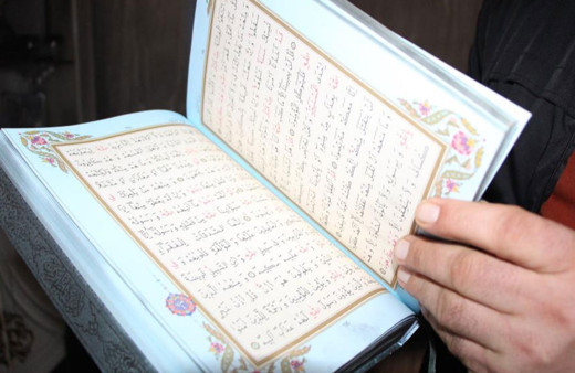 Yanan daireden geriye sadece Kur’an-ı Kerim kaldı!