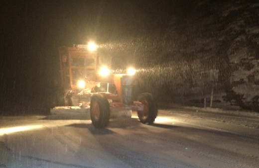Antalya-Konya kara yolunda kar yağışı başladı
