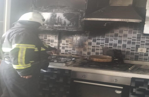 Arsuz’da evin mutfak kısmında yaşanan korkuttu