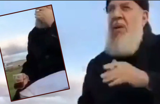 Menzil Şeyhi sigara içerken kameralara yakalandı! Diyanet 'sigara haram' fetvası vermişti...