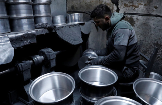 Kahramanmaraş'ta metal mutfak eşyası sektörü yeniden ayağa kalkıyor