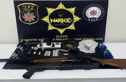 Elazığ’da uyuşturucu operasyonu: 8 gözaltı