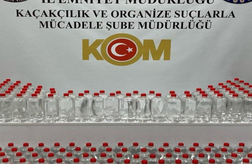 Samsun'da 160 litre etil alkol ele geçirildi