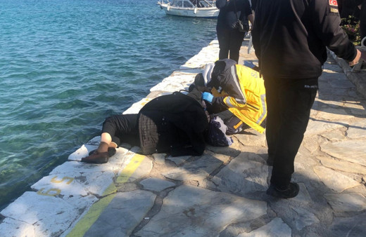 Özçekim yapmak isterken denize düştüler