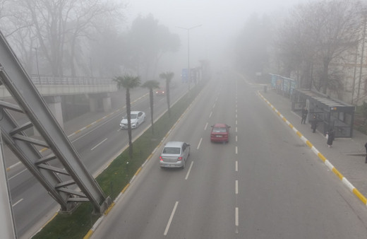 Balıkesir güne sisle uyandı