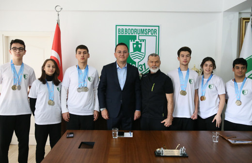 Bodrumsporlu milli sporcular, 8’i altın 14 madalyayla yuvaya döndü