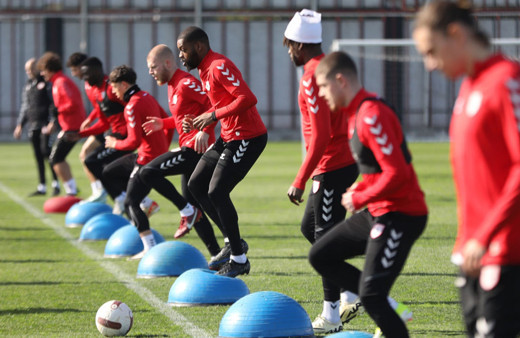 Samsunspor, Çaykur Rizespor maçının hazırlıklarını sürdürdü