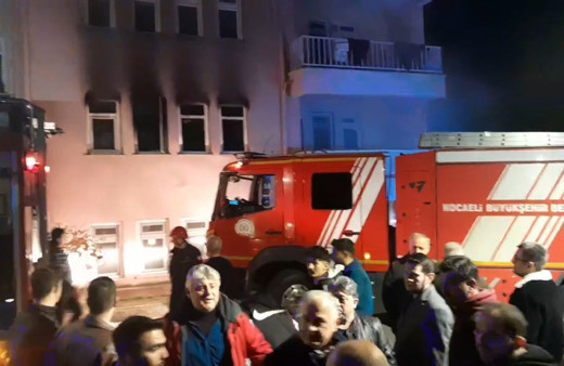 KYK yurdunun lojmanındaki yangında 1 kişi dumandan etkilendi