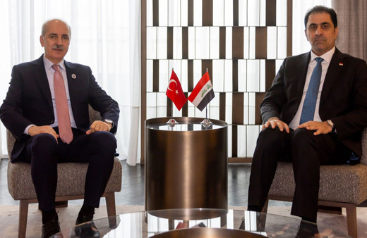 TBMM Başkanı Numan Kurtulmuş, Irak Temsilciler Meclisi Başkanvekili ile görüştü