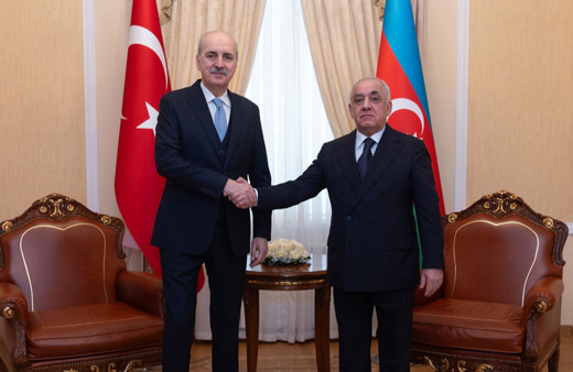 TBMM Başkanı Numan Kurtulmuş, Azerbaycan Başbakanı ile görüştü