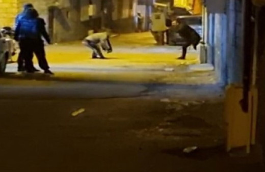 Usta manevrasıyla sokak ortasındaki intiharı önledi