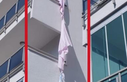 Denizli'de 5. kattan çarşaflı kaçış böyle bitti: Önce hastaneye sonra cezaevine götürüldü