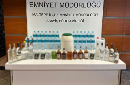 İstanbul'da sahte içki operasyonu: 73 litre sahte alkol ele geçirildi!