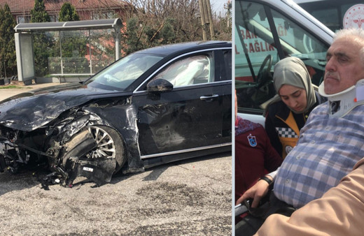 AK Parti Sakarya Milletvekili Ali İnci, trafik kazasında yaralandı