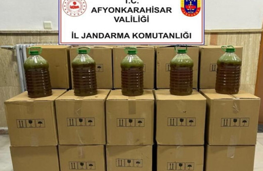 650 litre sahte zeytinyağı ele geçirildi