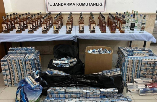 Amasya’da sahte içki ve kaçak sigara operasyonu