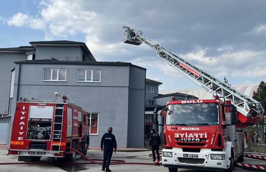 Boluspor'un altyapı tesislerinde yangın çıktı