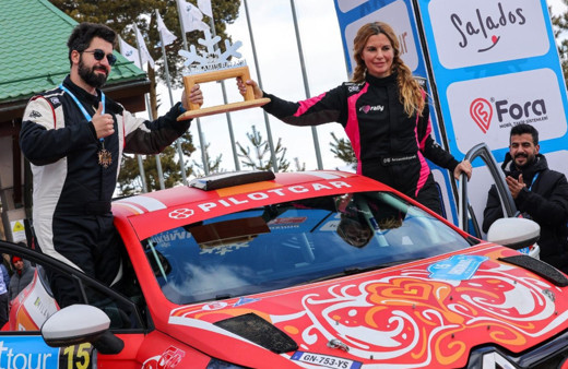 Sarıkamış’ta kar rallisinde kadın pilot ilk 10’a girdi