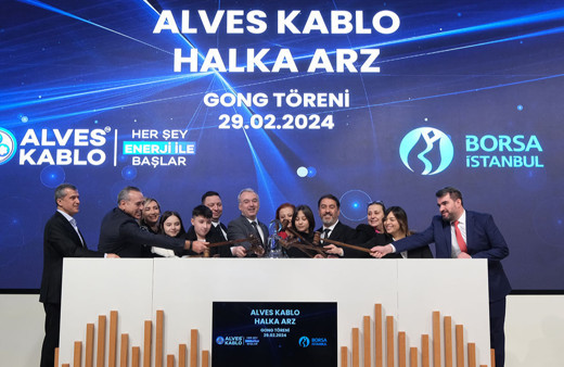 Borsa İstanbul'da gong Alves Kablo Sanayi ve Ticaret AŞ için çaldı