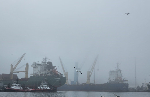 Bandırma'da sis kartpostallık görüntüler oluşturdu