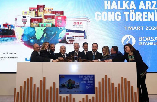 Borsa İstanbul'da gong Oba Makarna için çaldı