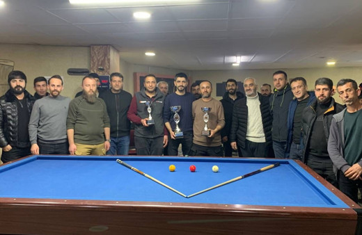 Yüksekova'da bilardo turnuvası düzenlendi