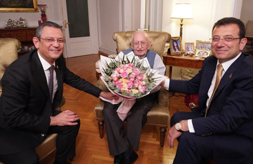 Özgür Özel ve İmamoğlu'ndan TBMM eski Başkanı'na ziyaret