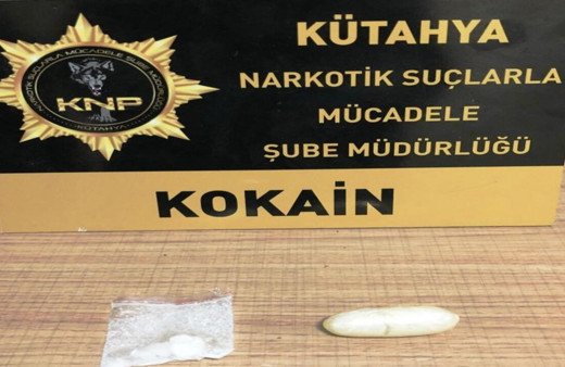 Kütahya’da durdurulan şahsın üzerinde uyuşturucu bulundu