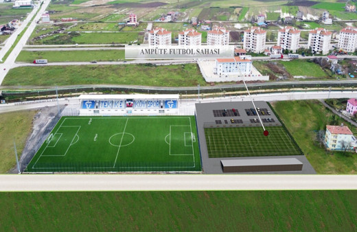 Karadeniz'in ilk ampute futbol sahası Tekkeköy'e yapılacak
