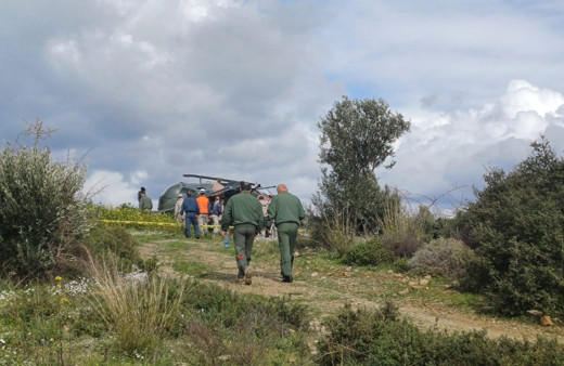 İzmir'de yan yatan helikopterdeki 1 kişi yaralandı