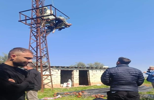 Mardin’de elektrik akımına kapılan kişi ağır yaralandı