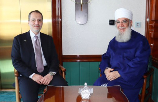 Fatih Erbakan'dan Menzil şeyhi Seyyid Muhammed Saki'yi ziyaret