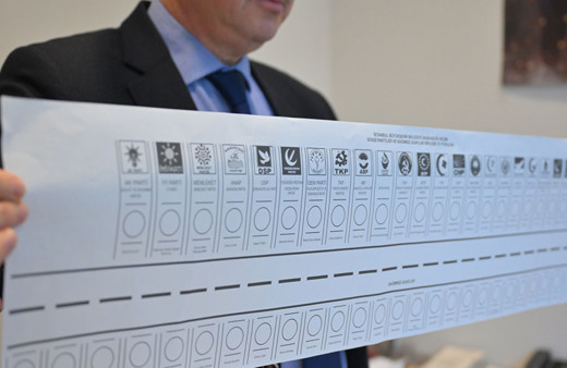 İşte 31 Mart'ta kullanılacak oy pusulası! En uzun oy pusulası 97 santimetre, en kısa oy pusulası 4,5 santimetre olacak